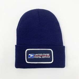 USPS Beanie with Retro United States Postal Service mail logo